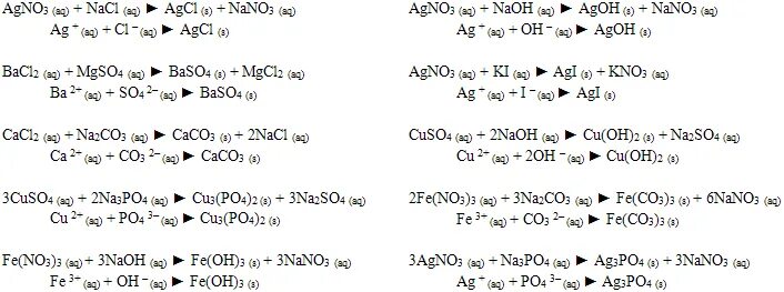 Agno3 na3po4 ионное