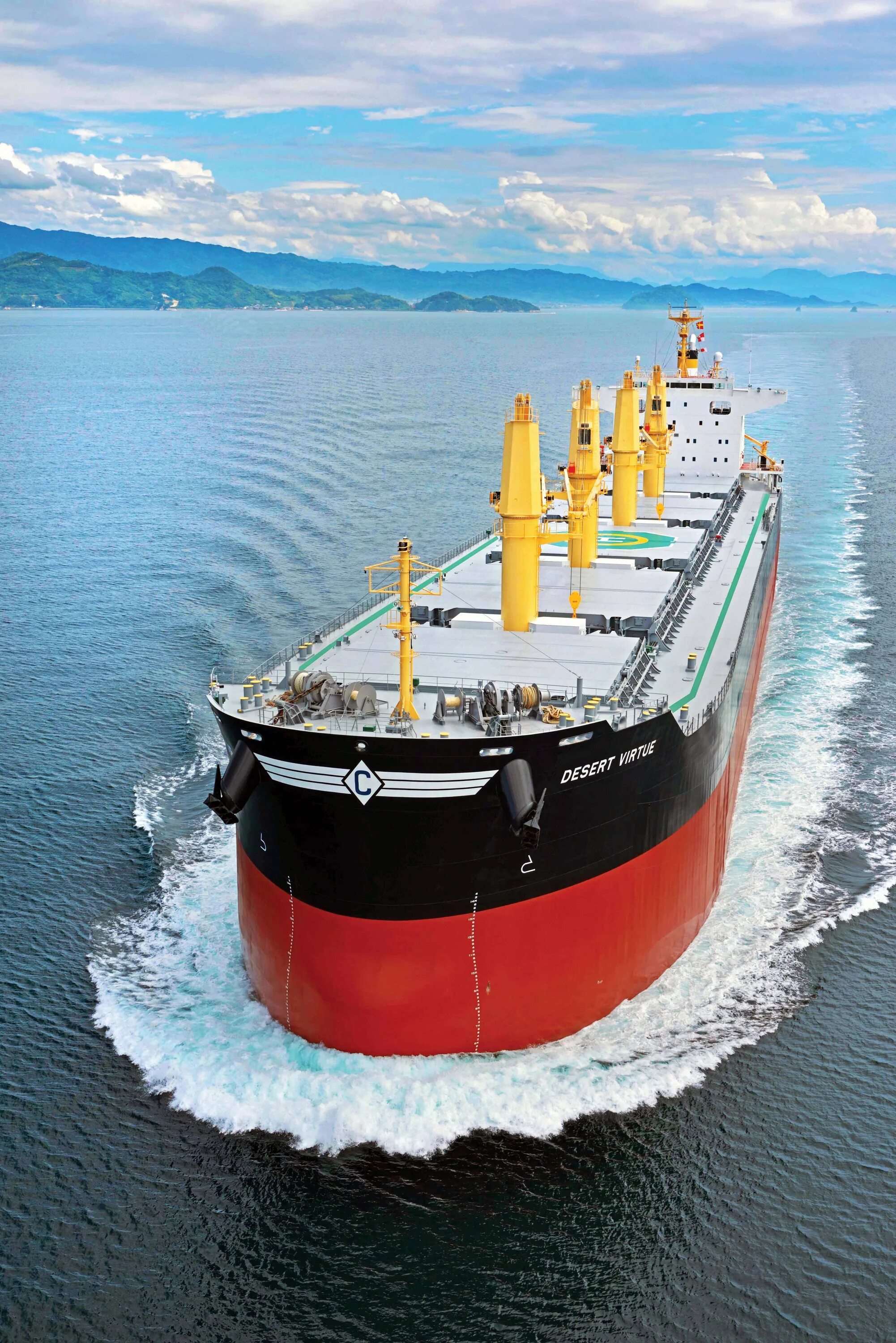 Судно мс-002. M v engineering. 120000 dwt bulk carrier. S85b50. Maersk контейнеры.