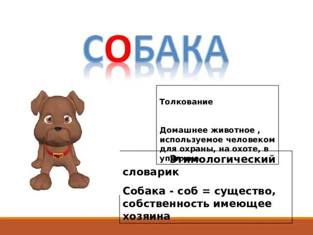 Собака словарь. Этимология слова собака. Слово собака. Словарное слово собака в картинках.