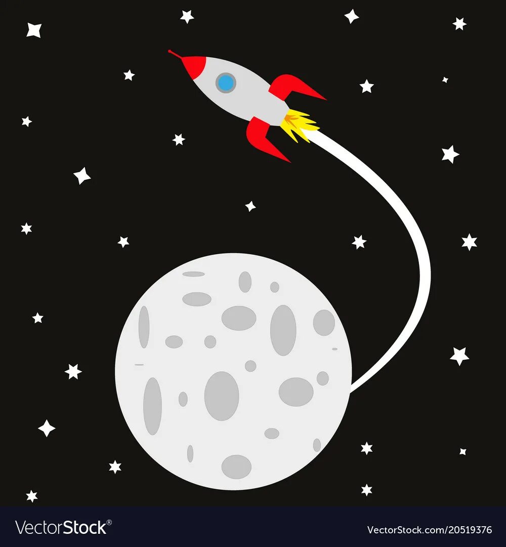 Ракета на луне рисунок. Ракета на Луне. Ракета и Луна для рисования. Ракета летит на луну. Ракета рисунок.