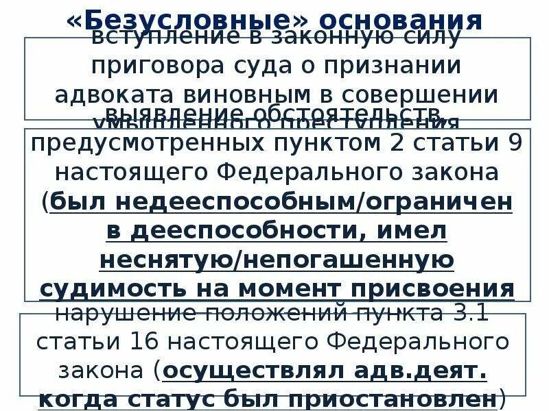 Основания приостановления адвокатской деятельности. Приостановление статуса адвоката. Приостановление исполнительного производства презентация. Прекращение статуса адвоката доклад. Статус адвоката прекращается