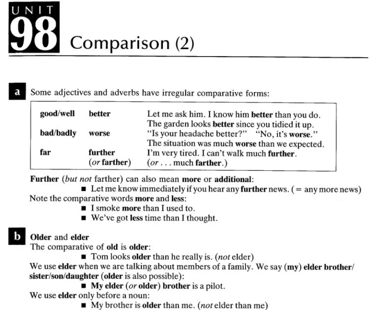 Разница между farther и further с примерами The Degrees of Comparison английский язык, презентации