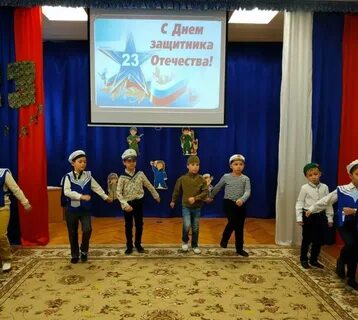 Спортивное развлечение к 23 февраля средняя группа