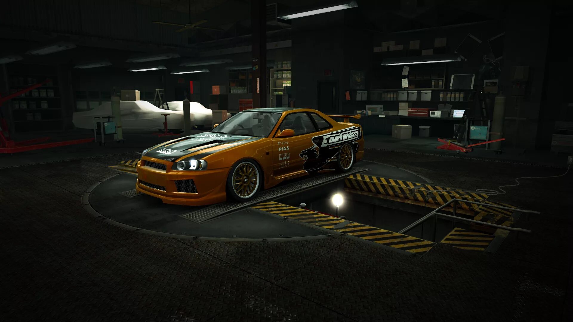 Nissan nfs underground. Nissan Skyline r34 Eastsiders. Nissan Skyline r34 Underground 1. Скайлайн из нфс андеграунд 1. NFS Underground Скайлайн.