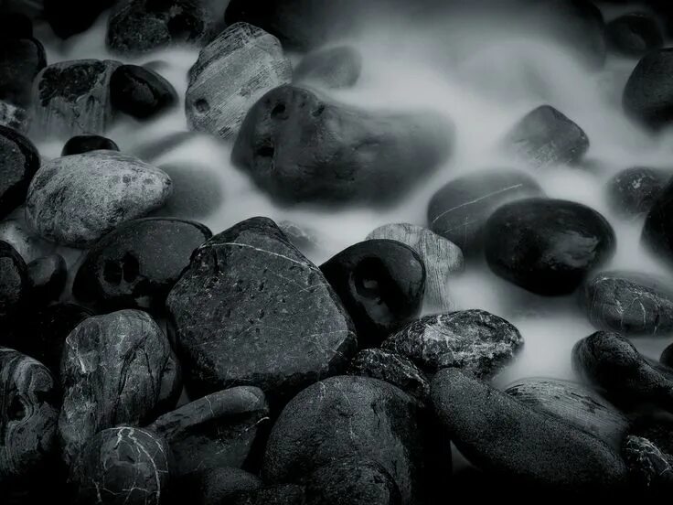 Download wallpaper sea, stones, color, stones, section textures in resolution 14