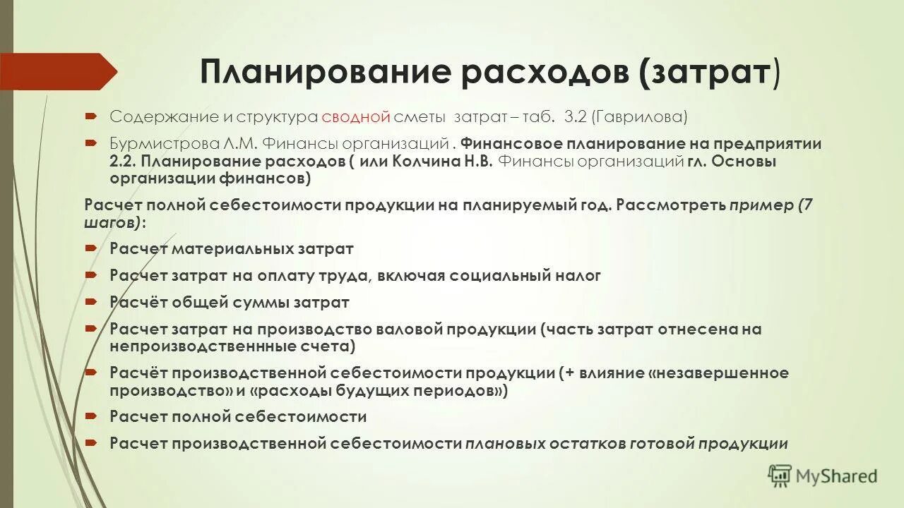 Затраты организации курсовая. Планирование расходов. Планирование расходов организации. Планирование затрат на предприятии. Планирования затрат организации.