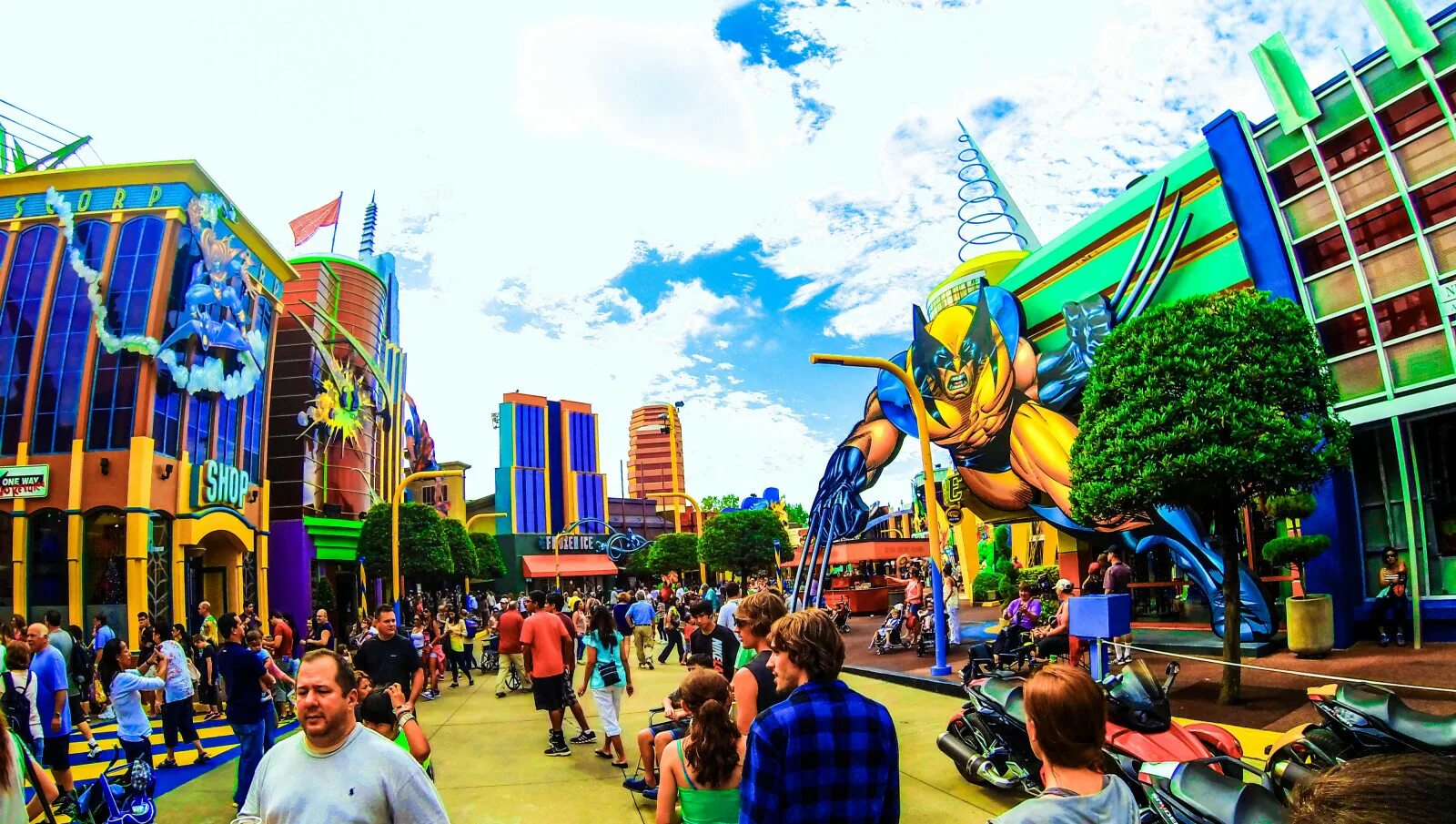 Universal Orlando аттракционы. Пакр Universal Orlando Острава приключений. Fun fair park