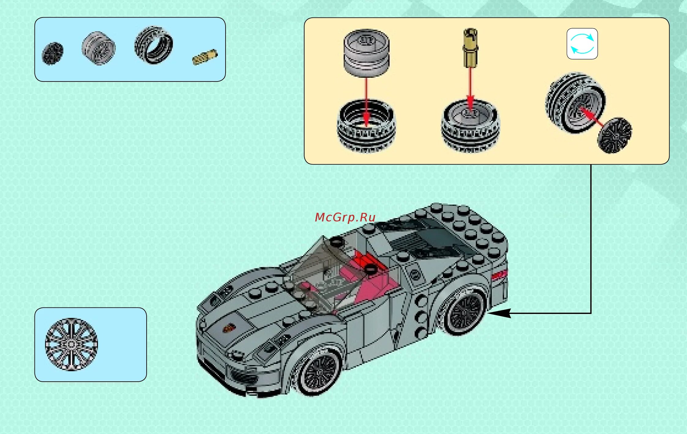 Лего порше инструкция по сборке Le LUG Lego Technic et Lego Star Wars francophone
