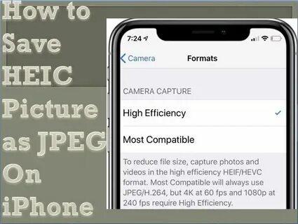 Формат heic айфон
