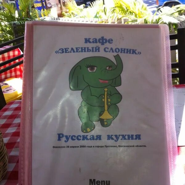 Кафе зелёный слон. Зеленый стоникэ. Green elephant park