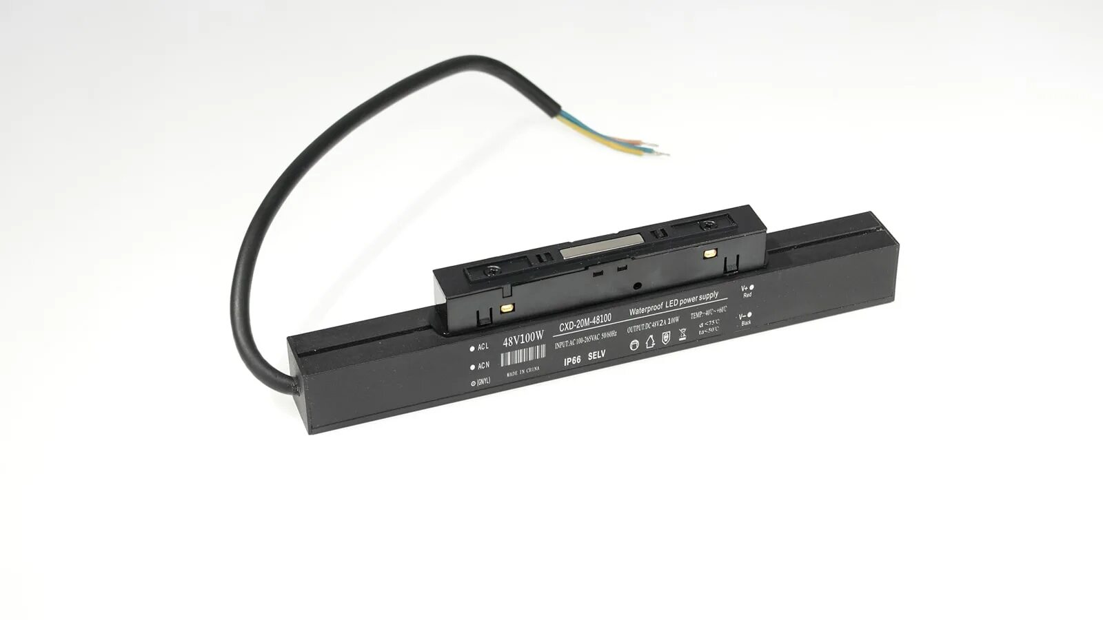 Блок питания 100w 48v. Блок питания для магнитного шинопровода. блок питания для трековых систем. блок питания встраиваемый магнитный трек. встроенный блок питания для магнитной трековой системы donolux.