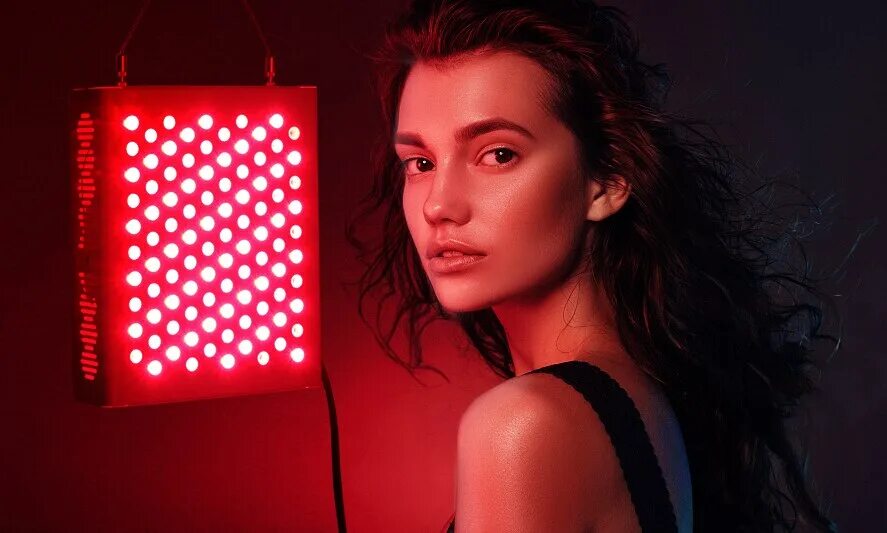 Красная лампа невотон. Led фототерапия. Терапия красным светом. Фотодинамическая терапия led. Светотерапия лица.