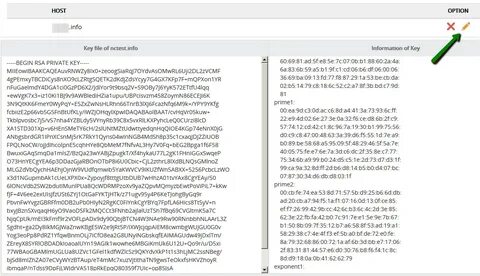 Rsa host key