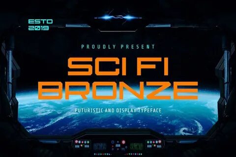 Sci fi шрифты