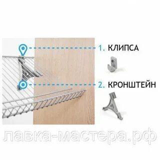 Крепление полок для обуви