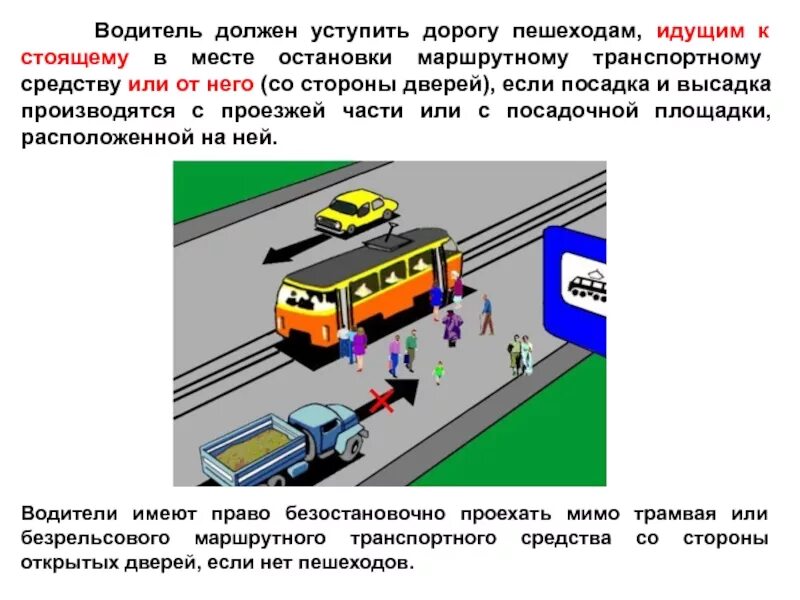 Правила безопасности в автобусе троллейбусе трамвае для детей. 6. Стоянка с трамвайными путями. Высадка пассажиров трамвая. Высадка пассажиров трамвая.