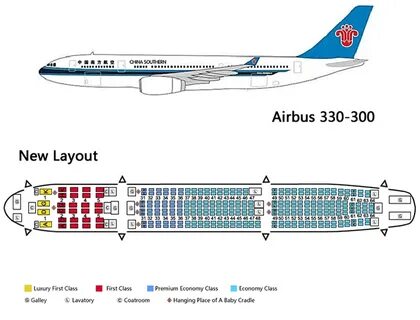 Airbus a330 243 схема салона