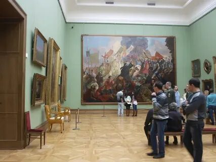 Третьяковская галерея к сожалению была закрыта