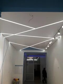 Монтаж световых линий