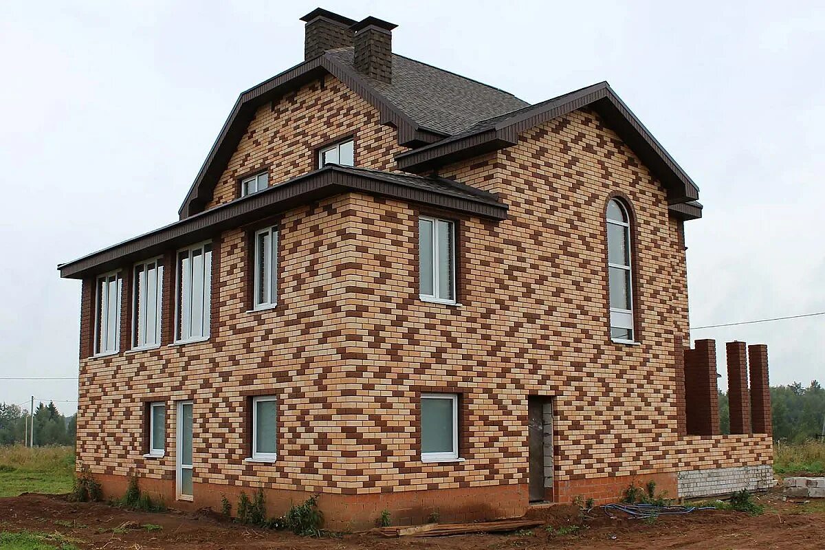 Кирпич КС-Керамик Бавария Микс гладкий лицевой керамический пустотелый, 250*120*