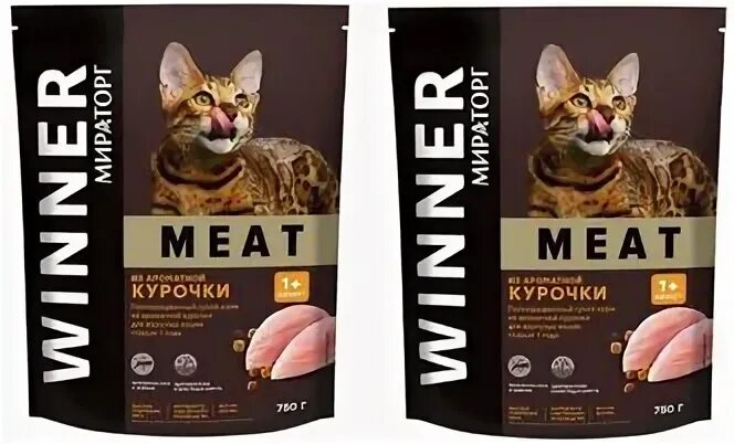 Мираторг meat для кошек. Корм winner meat 750г. Winner Extra meat для котят говядина в желе.