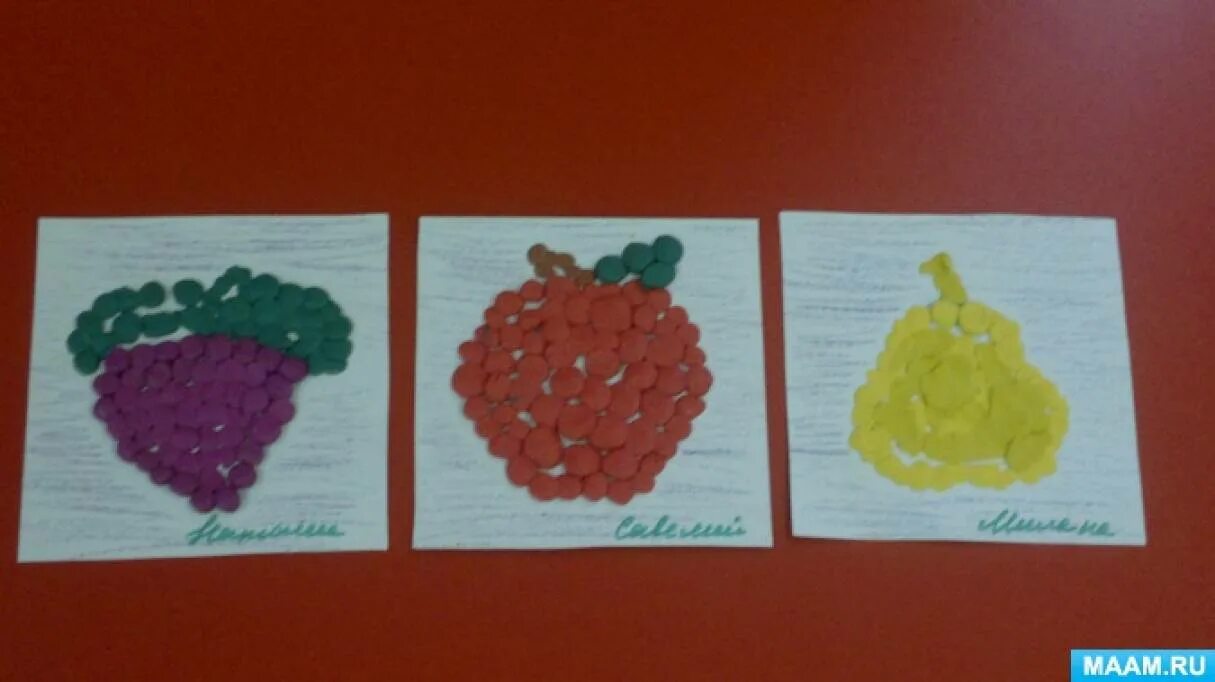 Пластилинография старшая группа занятия. Пластилинография фрукты старшая группа. Пластилинография фрукты в средней группе. Лепка ягоды в старшей группе. Пластилинография овощи и фрукты средняя группа.