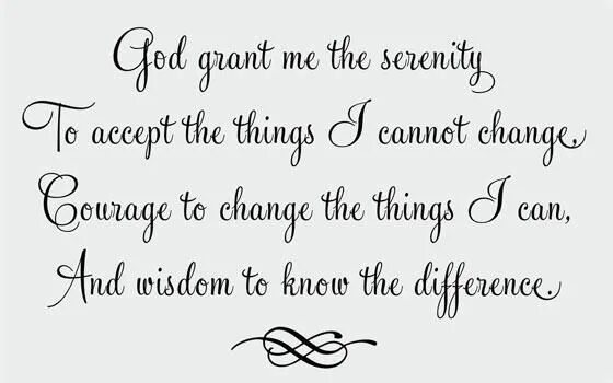 Тату God Grant me the Serenity to accept the things. God Grant me the Serenity to accept the things i cannot change. Cannot accept