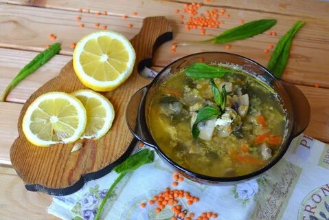 Суп со щавелем на мясном бульоне рецепт