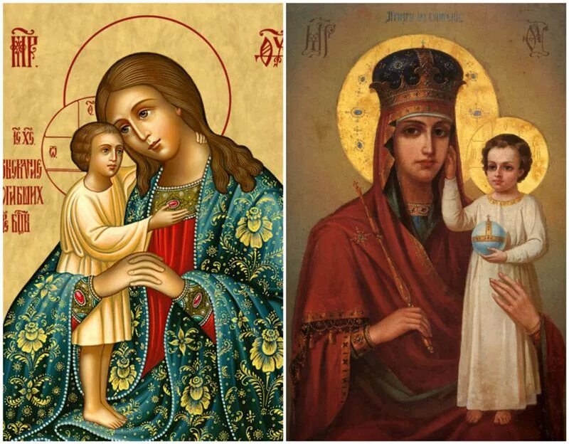 Можно ли принимать икону. Иконы Богоматери с младенцем слева. Икона Божьей матери с младенцем справа. Икона "Богородица". Икона Матерь Божья и младенец.