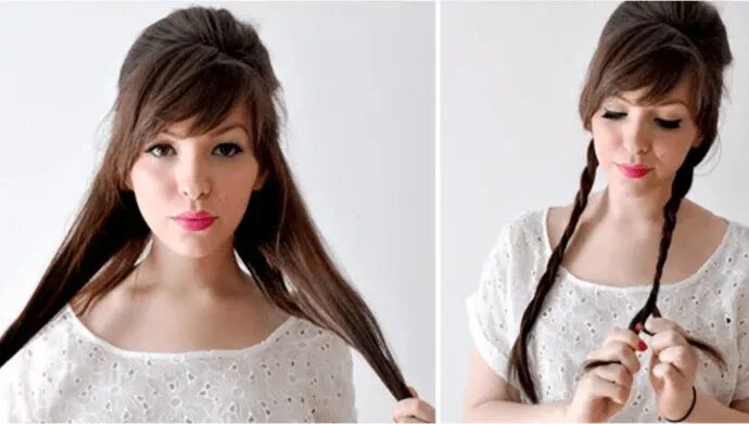 65 Easy And Cute Hairstyles That Can Be Done In Just A Few Minutes Coiffure faci