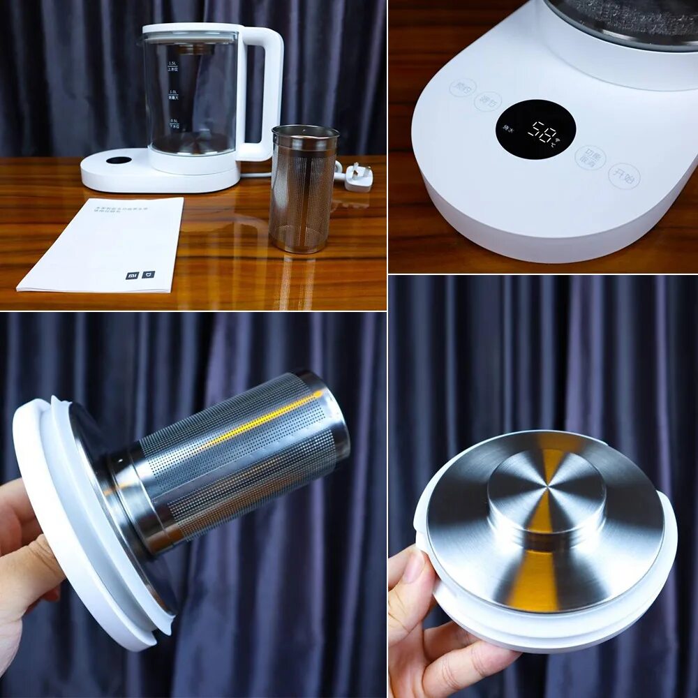 Intelligent multi function health pot. Чайник xiaomi mysh0e1acm. электрочайник xiaomi mijia smart multifunction health pot (1000w) (mysh0e1acm). xiaomi mijia с самоочисткой. xiaomi mijia multifunctional health pot_1080pfhr..