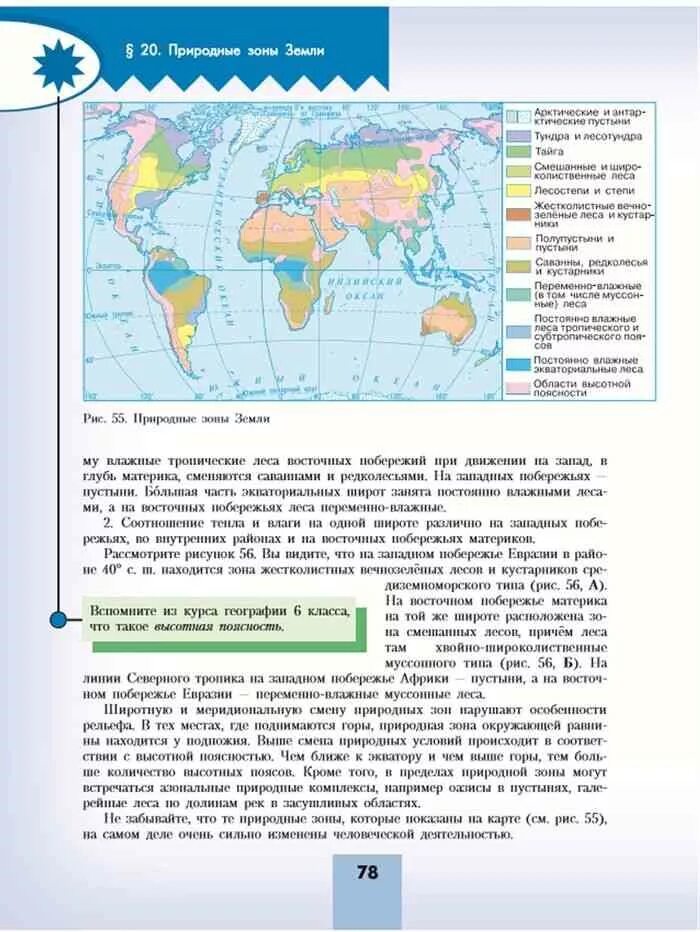 География седьмого класса