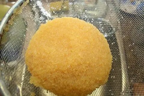 Икру через сито
