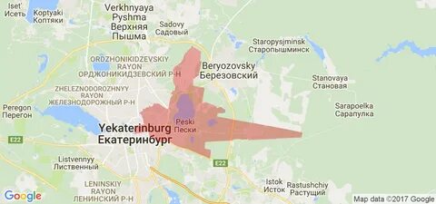 Карта екатеринбурга с районами и микрорайонами