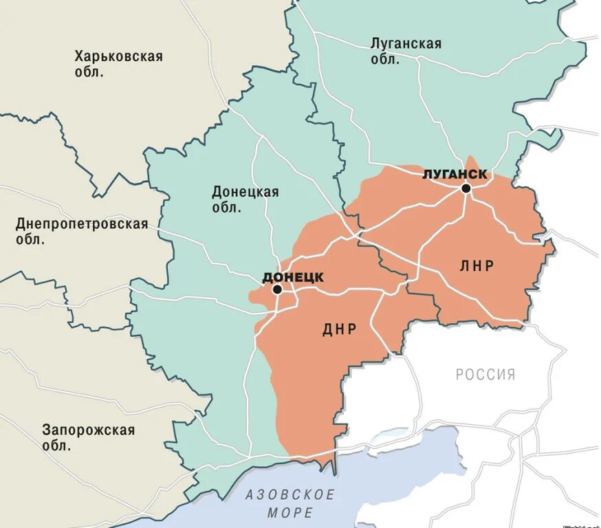 карта украины и днр и лнр. карта донбасса на карте украины. карта днр с границами области. карта украины волноввза. присоединение донбасса к россии карта.