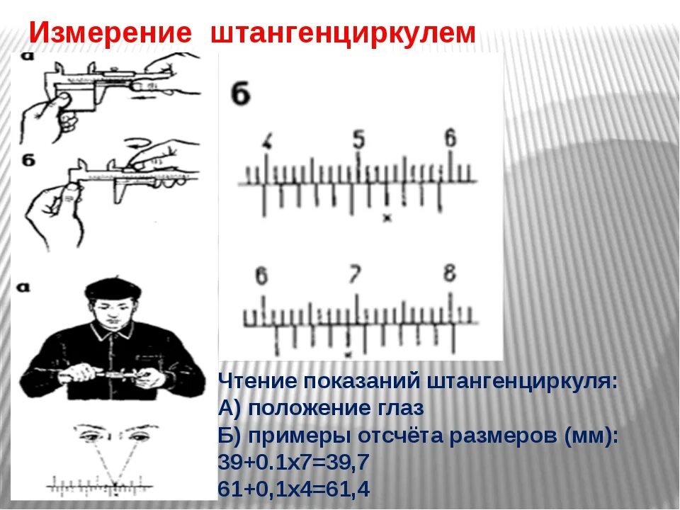 Измерение штангелем. Измерение линейных размеров штангенциркулем ШЦ-1. Как измерять штангенциркулем 0.1 мм. Как мерить штангенциркулем 0.01 мм. Как измерять штангенциркулем 0.05 мм.