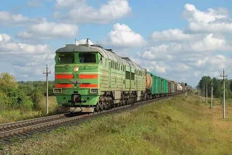 Грузовой поезд фото