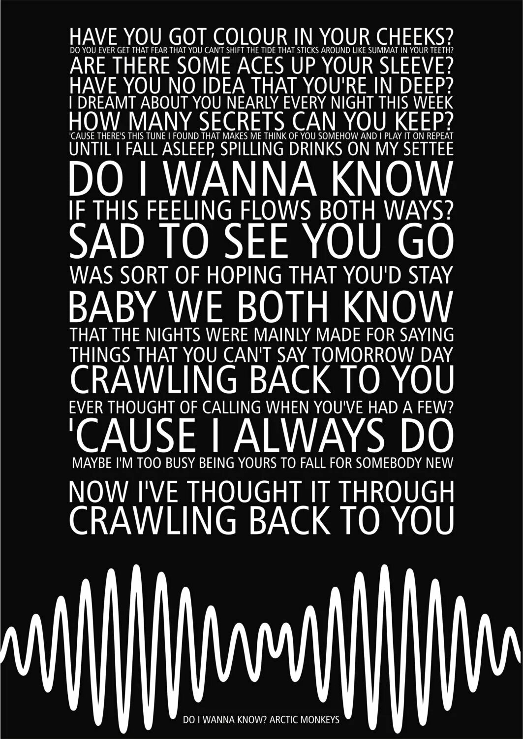 Do i wanna know. Arctic Monkeys do i wanna know. Crawling back to you Arctic Monkeys. Do i wanna know Arctic.