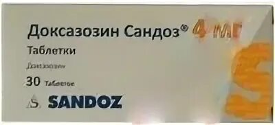 Доксазозин инструкция по применению и для чего. Доксазозин, таблетки 4мг №30. тонокардин. действующее вещество препарата тонокардин. доксазозин германский.