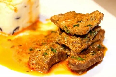 Рецепт мясо под соусом