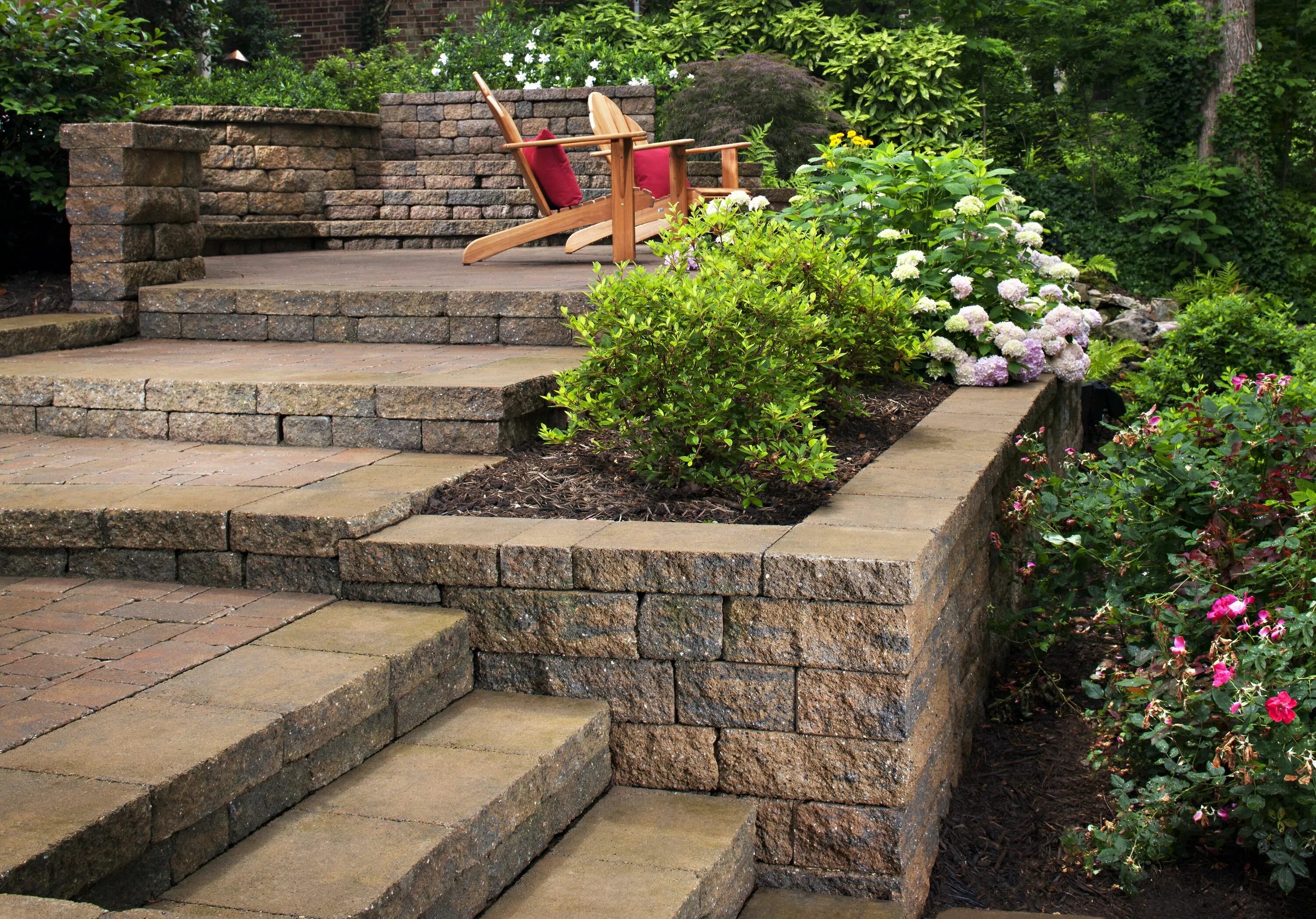 40+ COMFY GARDEN STEP ON A SLOPE DESIGN IDEAS Sloped garden, Sloped backyard lan