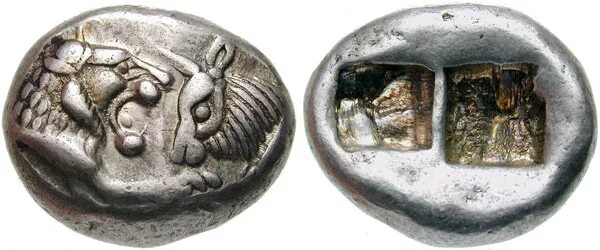Чеканка серебряной монеты. Чеканная монета древней Лидии. Лидийский статер. Золотые статеры Боспорского царства.