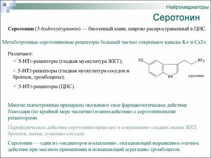 Нейромедиаторы