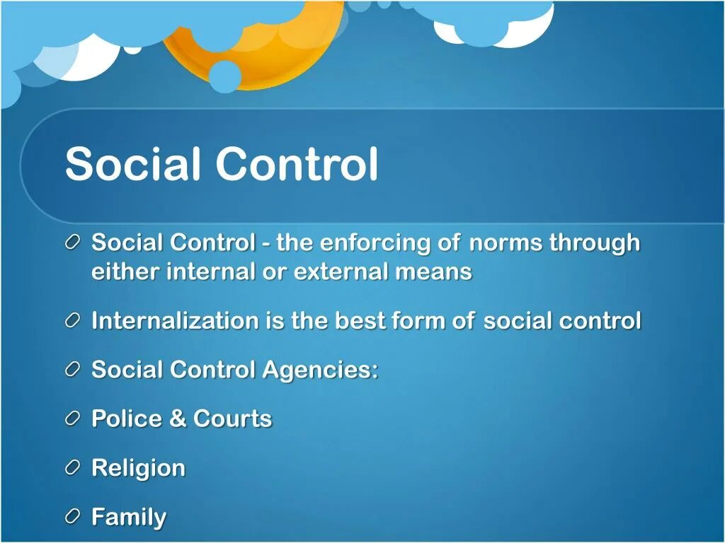 Social Control fpng. Soc-Controlled period is.