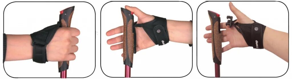 Как правильно одеть лыжные палки. Темляки для палок для скандинавской ходьбы tramp. Палки kinerapy rw902. Темляки для лыжных палок. Правильное держание лыжной палки.