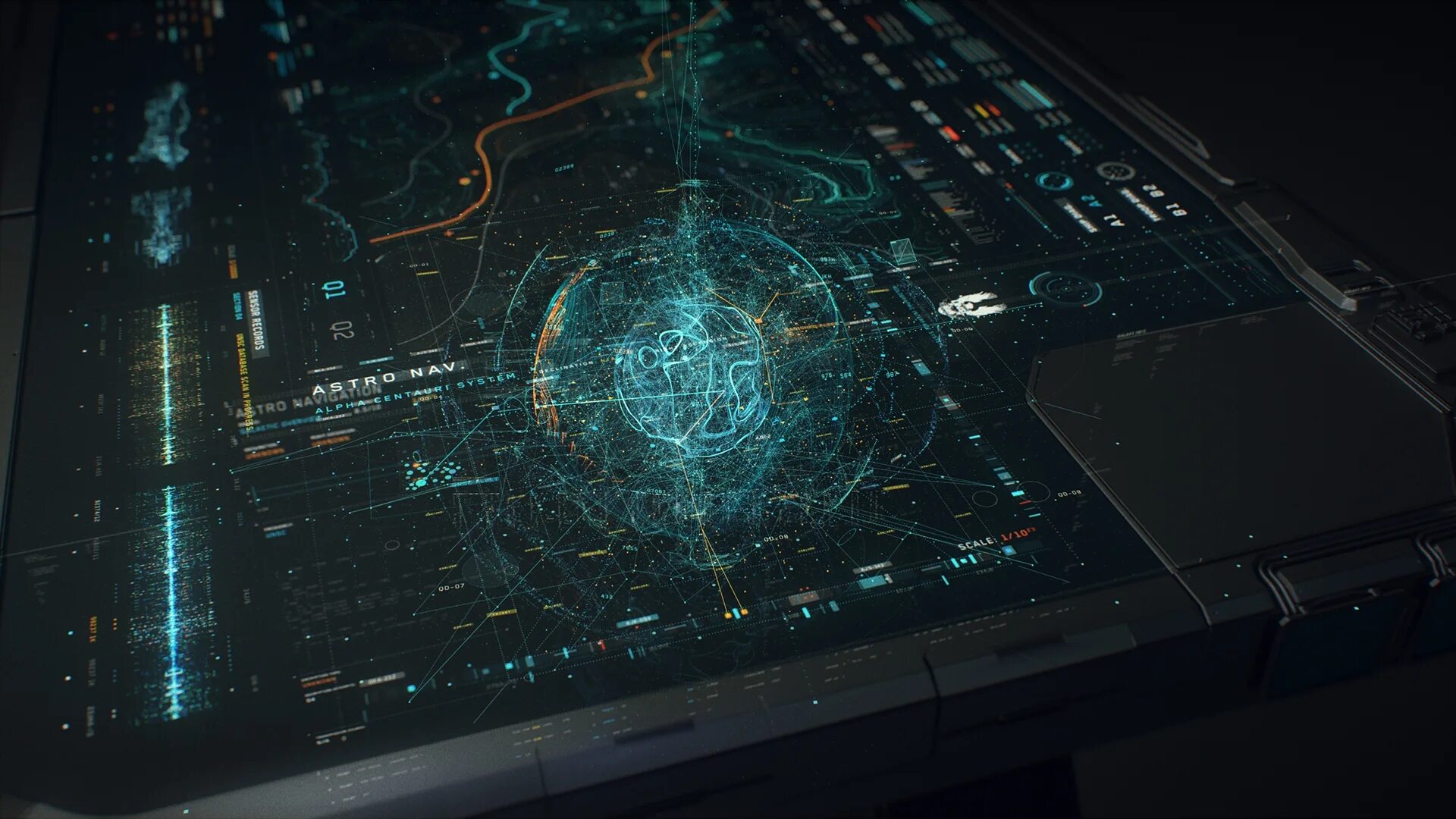 Map display