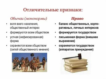 Мононормы первобытного общества регулировали отношения
