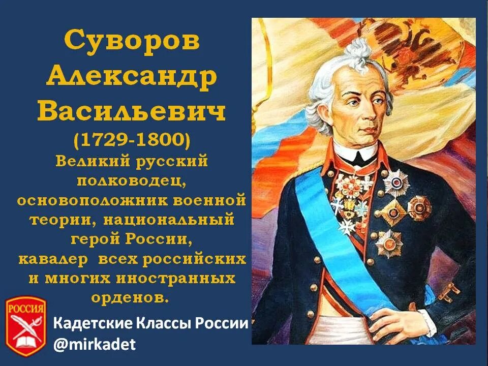 Суворов был назван александром в честь