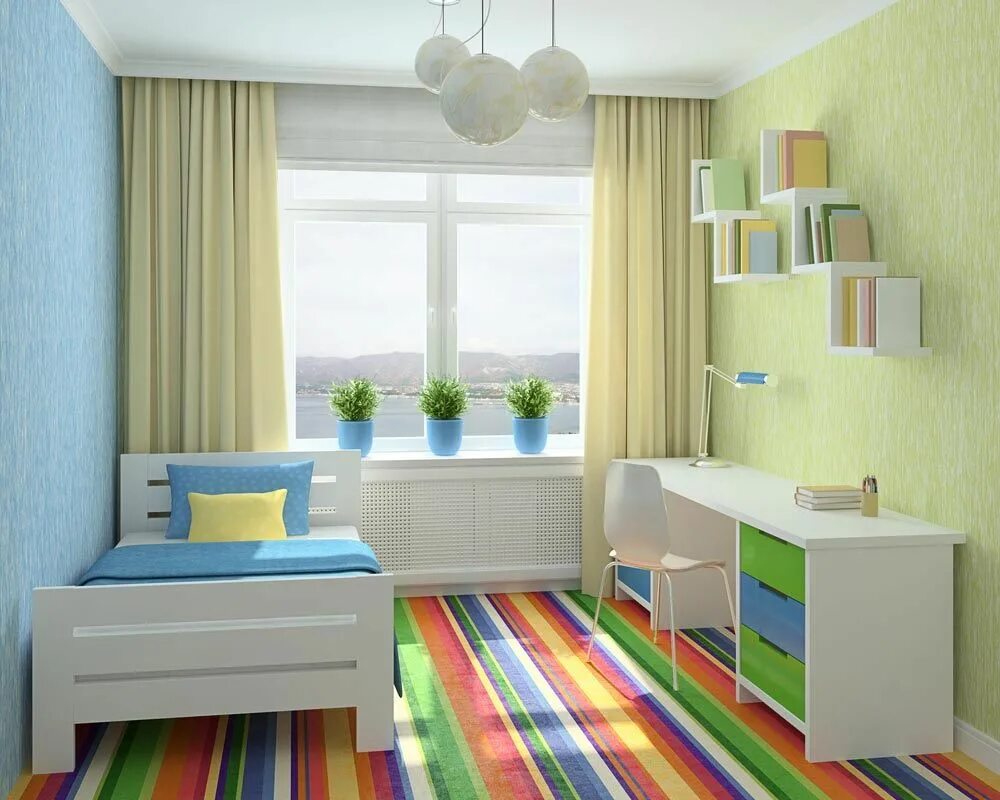 Желтая детская - дизайн детской комнаты для девочки Kid beds, Room themes, Kids 