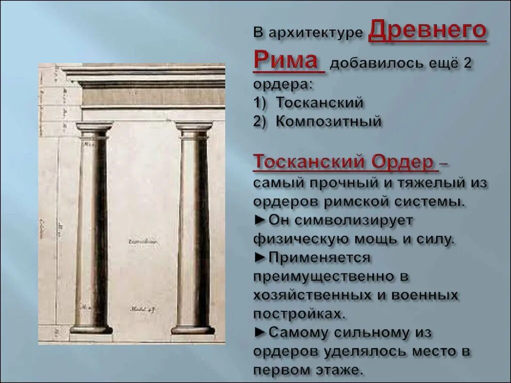 Международный ордер. Тосканский и композитный ордера в древнем Риме. Древний Рим Тосканский ордер. Тосканский архитектурный ордер древнего Рима. Тосканский ордер древней Греции.